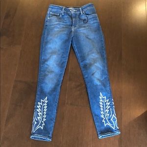 New Levi Strauss 721 High Rise Skinny Jeans